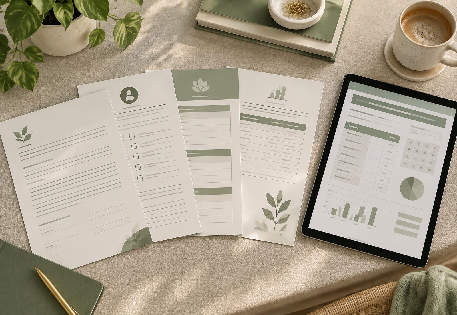 DietitianDesk kit documents